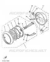 KOPLAMP voor Yamaha YB100 1987