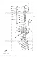 CARBURATEUR  voor Yamaha YB100 1987