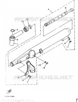 UITLAAT voor Yamaha YB100 1987