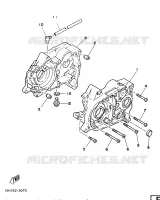 CARTERDELEN voor Yamaha YB100 1987