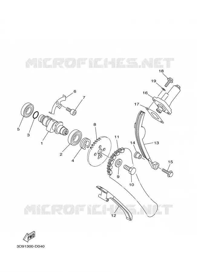 NOKKENAS / KETTING Yamaha MOTO 125 2008 YBR  YBR125ESD