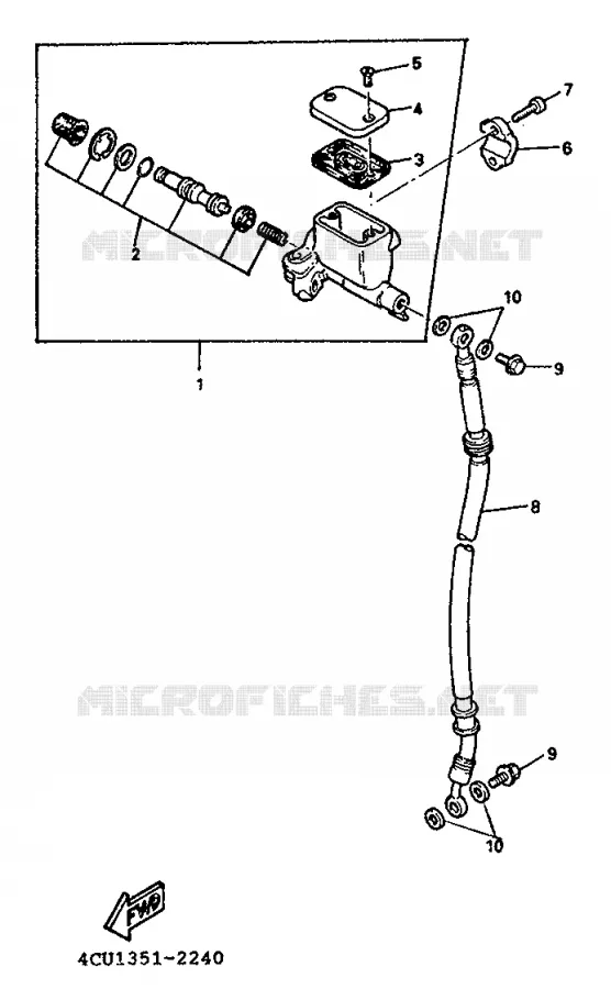 POMP VOOR Yamaha SCOOTER 50 1993 EVOLIS  YE50