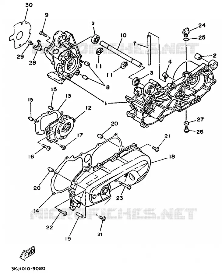 CARTERDELEN Yamaha SCOOTER 50 1994 EVOLIS  YE50