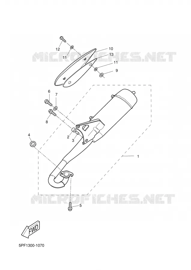 UITLAAT Yamaha SCOOTER 50 2002 FLIPPER  YH50