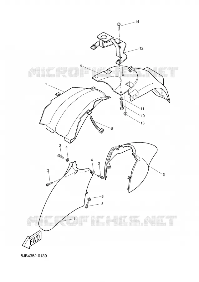 SPATBORD Yamaha SCOOTER 50 2003 WHY  YH50