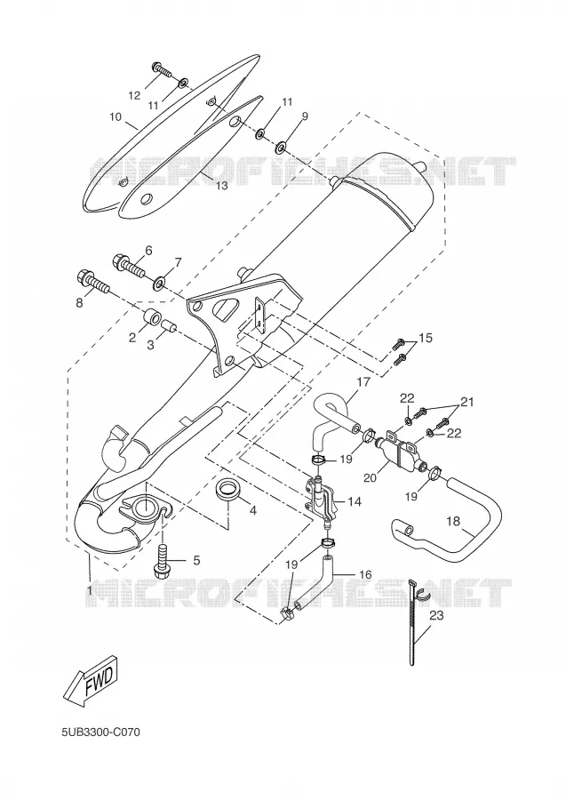 UITLAAT Yamaha SCOOTER 50 2004 WHY  YH50