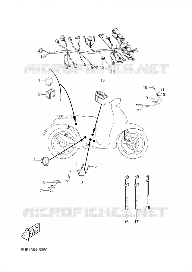 ELECTRISCH 2 Yamaha SCOOTER 50 2004 WHY  YH50