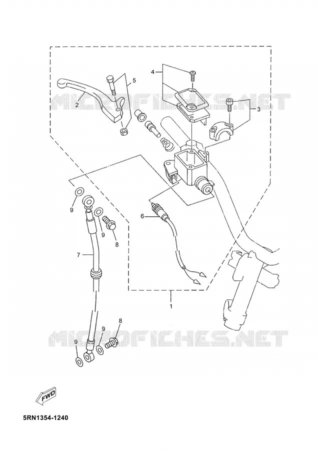 POMP VOOR Yamaha SCOOTER 100 2003 NEO'S  YN100