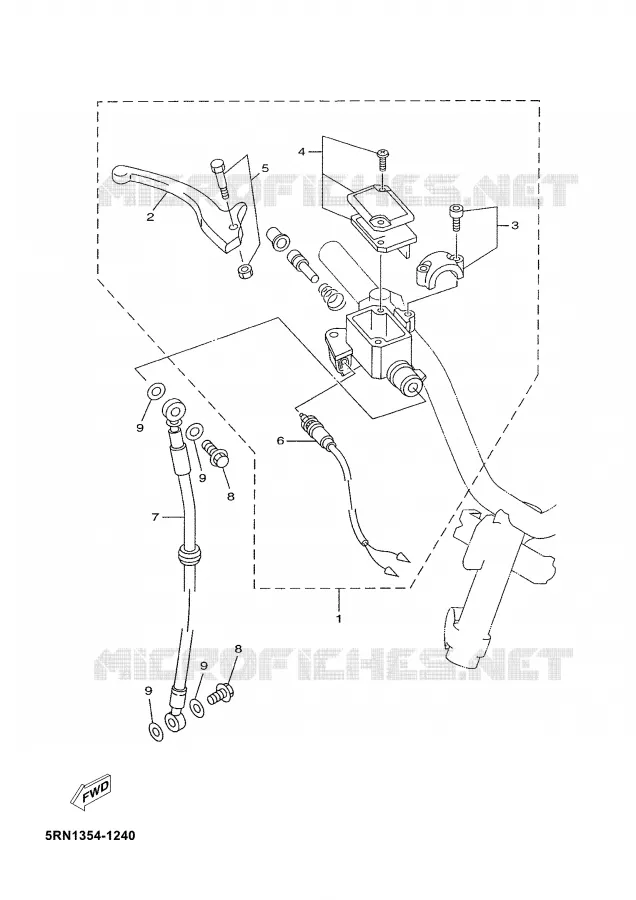 POMP VOOR Yamaha SCOOTER 50 2003 NEOS  YN50M