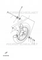 VOORWIEL voor Yamaha NEO'S MOFA 2008