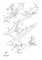 STANDAARD / VOETSTEUN voor Yamaha NEO'S MOFA 2008