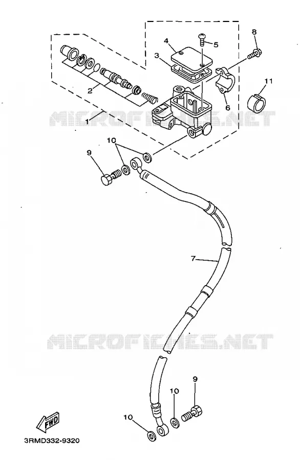 POMP VOOR Yamaha MOTO 125 1999 DTR  DT125R