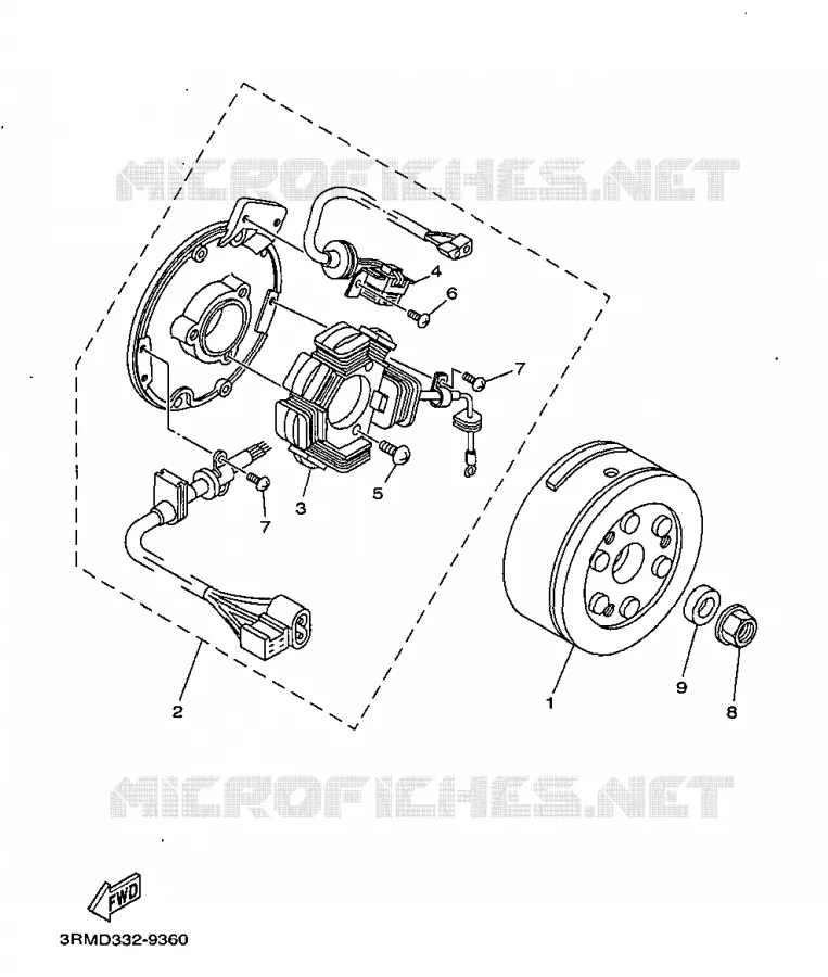 DYNAMO Yamaha MOTO 125 1999 DTR  DT125R