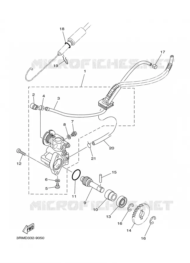 OLIEPOMP Yamaha MOTO 125 2000 DTR  DT125R