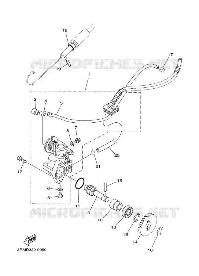 OLIEPOMP Yamaha MOTO 125 2002 DTR  DT125R