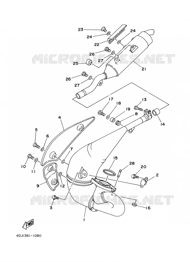 UITLAAT 2 Yamaha MOTO 125 2002 DTR  DT125R