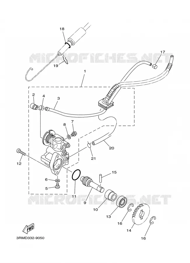 OLIEPOMP Yamaha MOTO 125 2002 DTR  DT125R