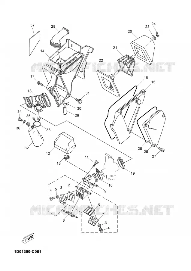 INLAAT Yamaha MOTO 125 2004 DTR  DT125R
