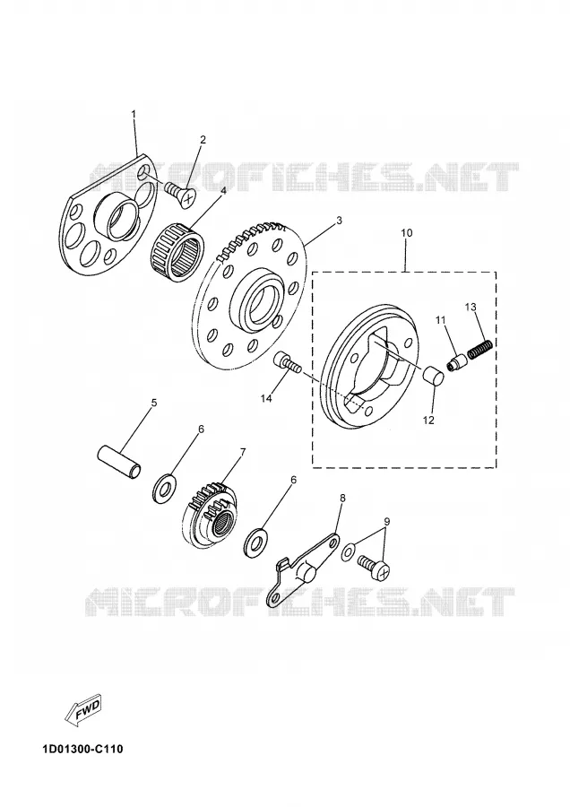 STARTMOTOR Yamaha MOTO 125 2004 DTR  DT125R