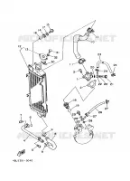 RADIATEUR / SLANG voor Yamaha DT125RE 1997