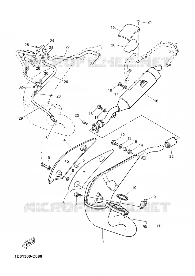 UITLAAT Yamaha MOTO 125 2006 DTRE  DT125RE