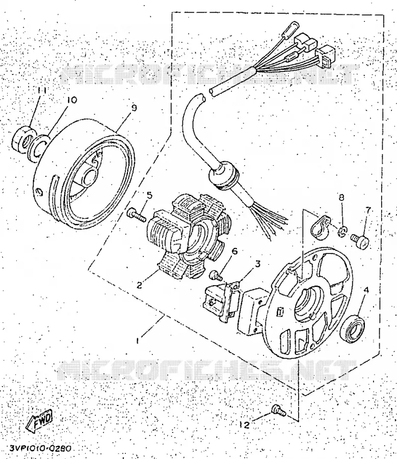 DYNAMO Yamaha SCOOTER 50 1998 NEOS  YN50R