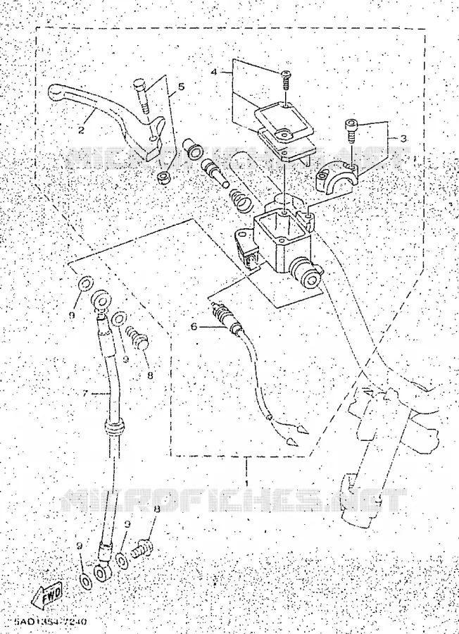 POMP VOOR Yamaha SCOOTER 50 1998 NEOS  YN50R
