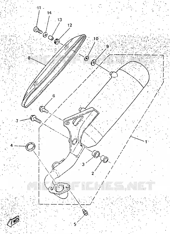 UITLAAT Yamaha SCOOTER 50 1998 NEOS  YN50R