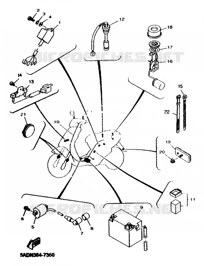 ELECTRISCH 2 Yamaha SCOOTER 50 2001 NEOS  YN50R