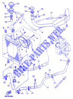 RADIATEUR / SLANG voor Yamaha YP125 2000