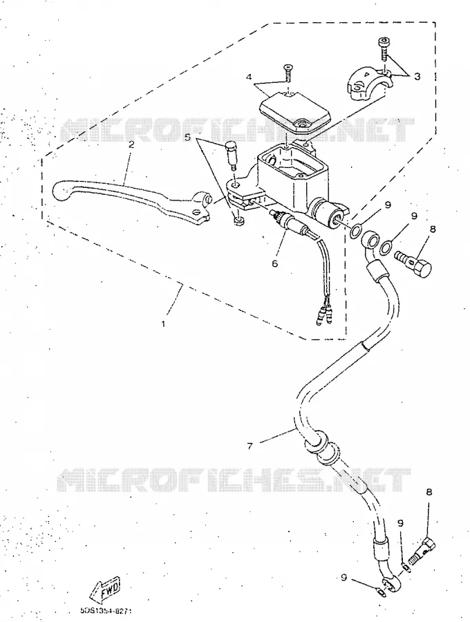 POMP VOOR Yamaha SCOOTER 125 1998 MAJESTY  YP125R