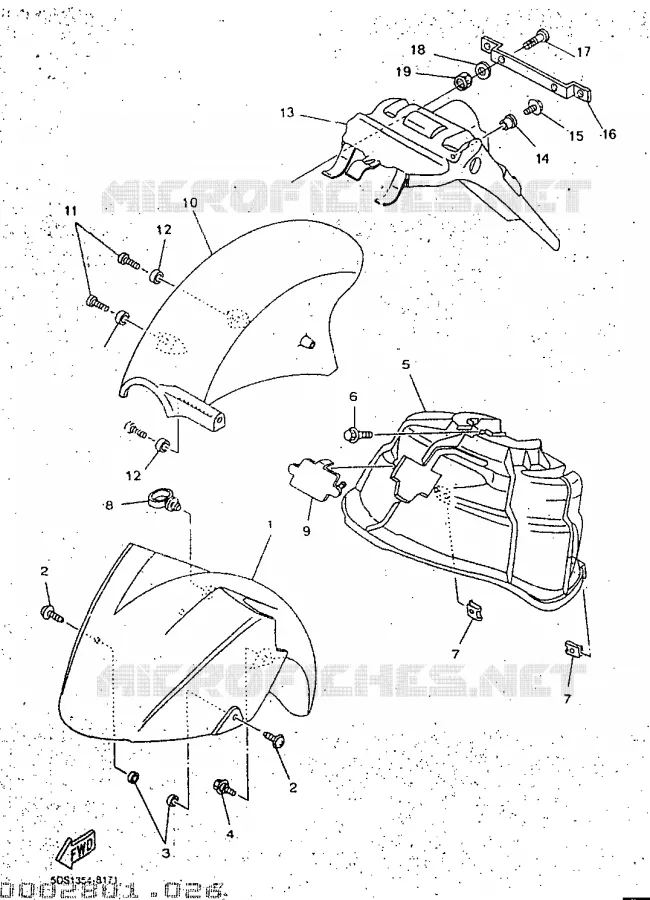 SPATBORD Yamaha SCOOTER 125 1998 MAJESTY  YP125R