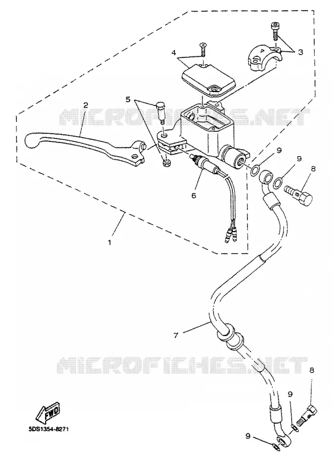 POMP VOOR Yamaha SCOOTER 125 2000 MAJESTY  YP125R
