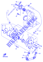 WATERPOMP / SLANGEN voor Yamaha YP125R 2000
