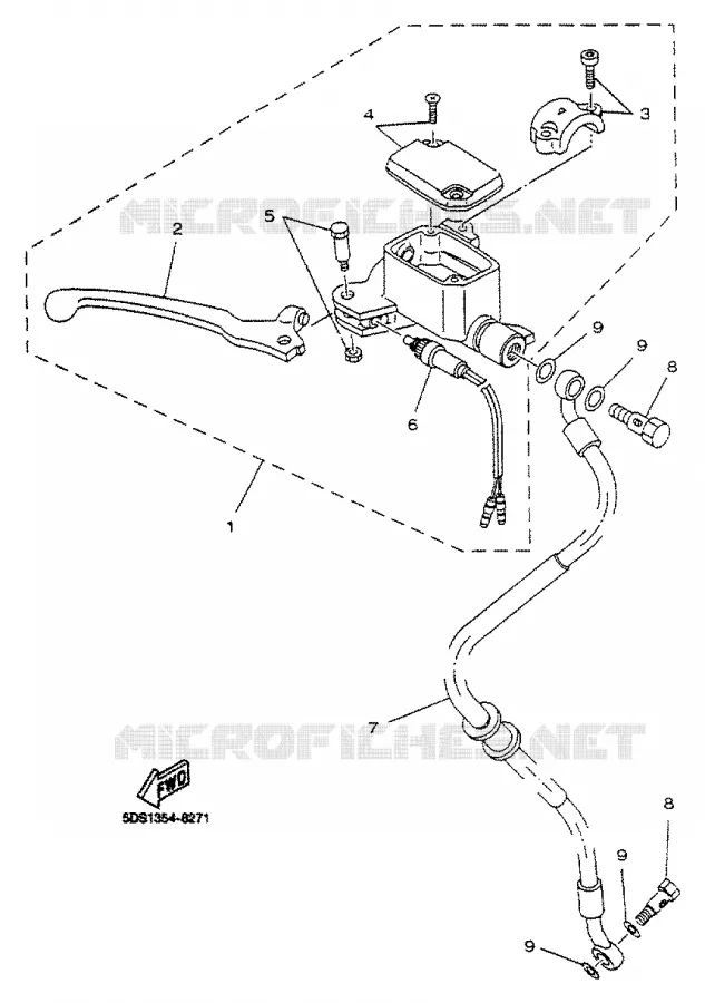 POMP VOOR Yamaha SCOOTER 125 2000 MAJESTY  YP125R