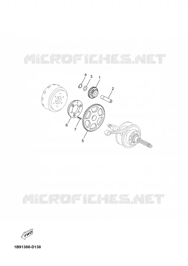 STARTMOTOR Yamaha SCOOTER 125 2006 XMAX  YP125R
