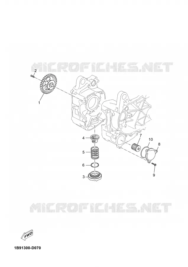 OLIEPOMP Yamaha SCOOTER 125 2007 XMAX  YP125R