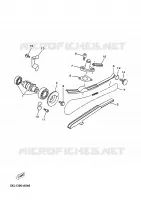 NOKKENAS / KETTING voor Yamaha YP180E 2005