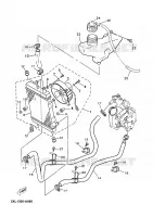 RADIATEUR / SLANG voor Yamaha YP180E 2005