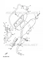 UITLAAT voor Yamaha YP180E 2005