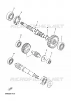 TRANSMISSIE voor Yamaha YP180E 2005