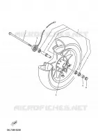 VOORWIEL voor Yamaha YP180E 2005