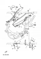 STANDAARD / VOETSTEUN voor Yamaha YP180E 2005