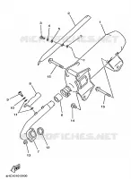 UITLAAT voor Yamaha YP250 1997