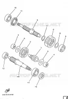 TRANSMISSIE voor Yamaha YP250 1997