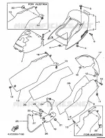 ZIJKUIPDEEL voor Yamaha YP250 1997