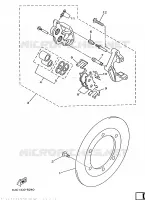 REMKLAUW VOOR voor Yamaha YP250 1997