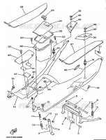 STANDAARD / VOETSTEUN voor Yamaha YP250 1997