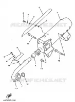 UITLAAT voor Yamaha YP250 1997