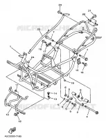 FRAME voor Yamaha YP250 1997